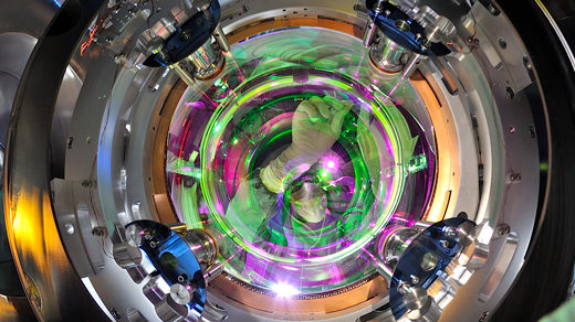 Image of LIGO’s mirror.