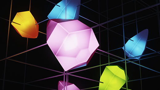 3D illustration of Gardam's crystallographic group